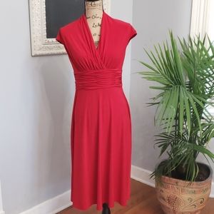 Black Label by Evan Picone Red Dress 4